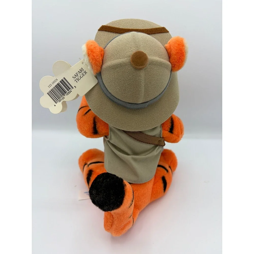 Vintage Disneyland Safari Tigger Plush Winnie the Pooh Vest Hat Binoculars NWT